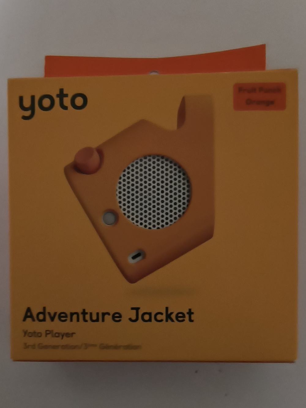 Yoto Adventure Jacket for Kids - Fruit Punch Orange